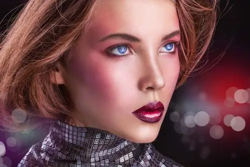 时尚彩妆美女高清图片