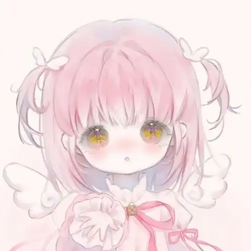 粉色动漫女生头像7014( 31 )7014    #女生头像