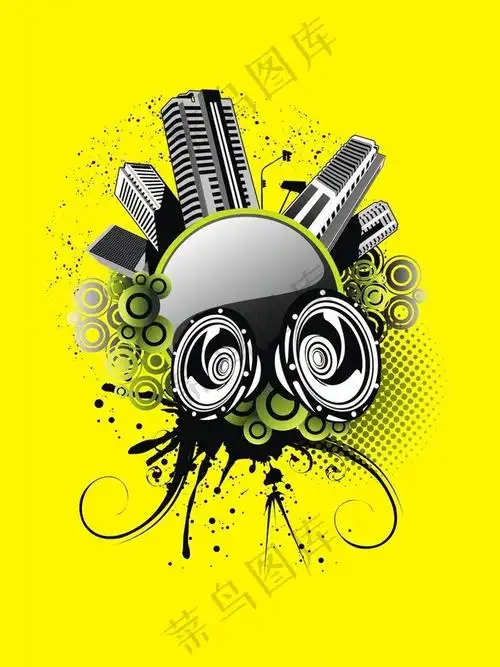 cdr矢量模版下载潮流城市音乐图片平面/广告设计