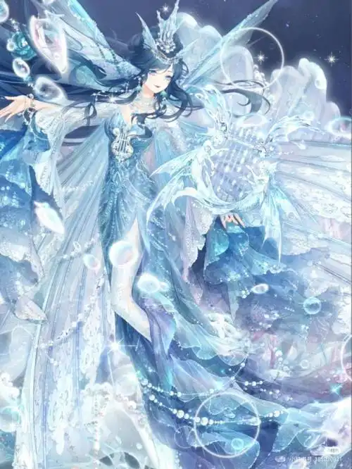 初音未来奇迹暖暖人鱼森夜星空