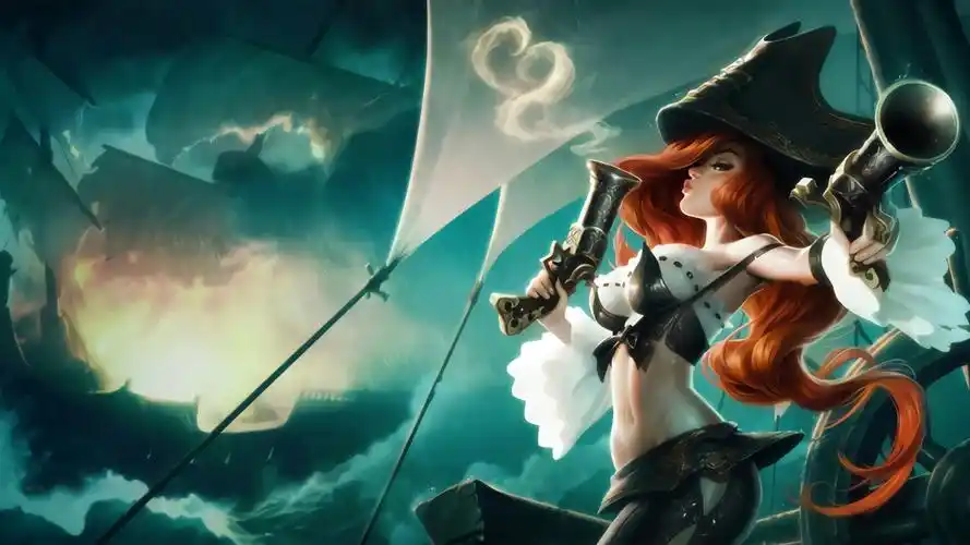 高清赏金猎人 厄运小姐 英雄联盟图片