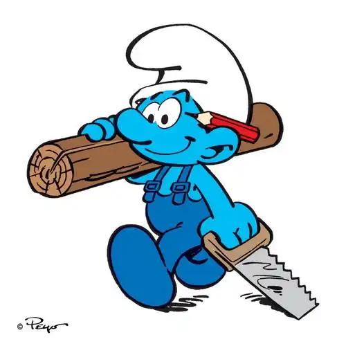 可爱的蓝精灵形象6图