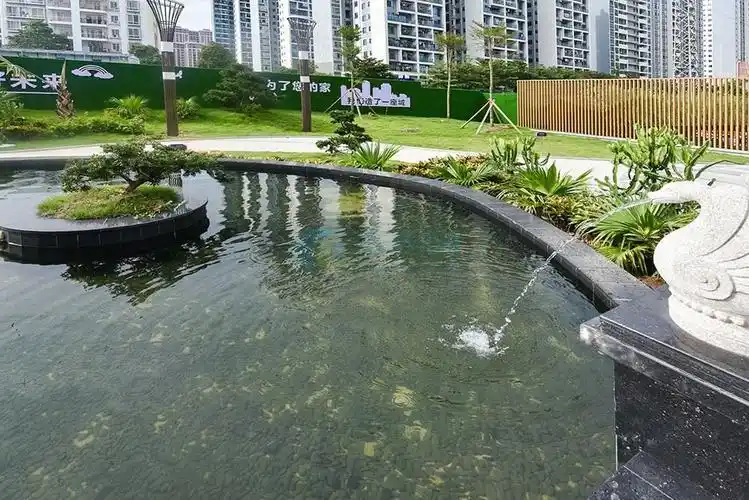 北海中港城社区园林水系景观