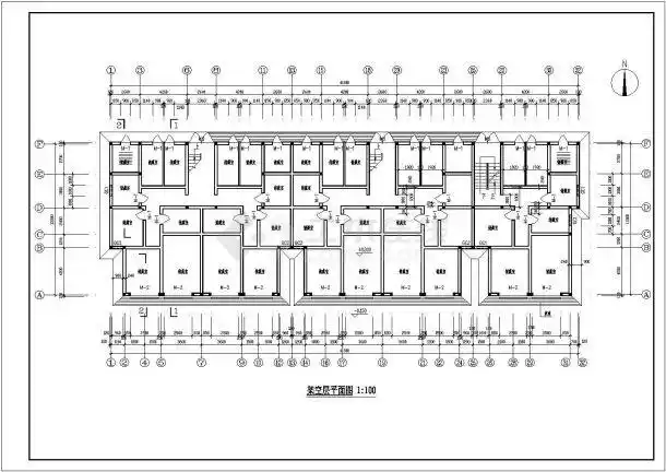 某地小区六层住宅楼建筑施工图