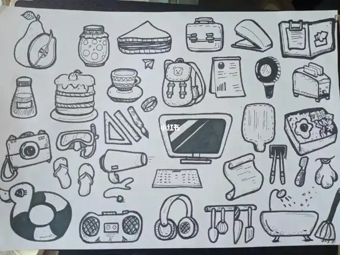 简笔画生活类物件