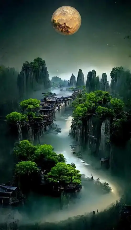 ai美图 :人间仙境