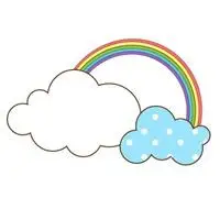 可爱云朵彩虹头像图片_微信头像图片大全