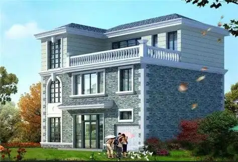 农村二层半露台自建房图片农村二层半露台自建房多少钱