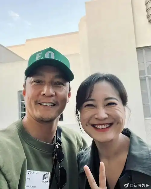 贾玲吴彦祖自拍##贾玲吴彦祖合照##吴彦祖去看贾玲了