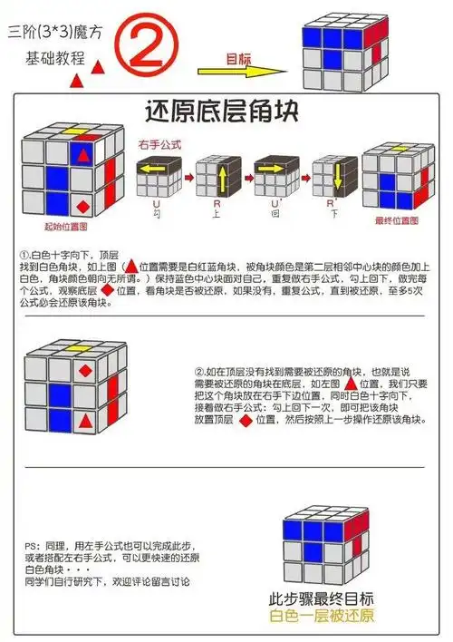 新手必备 30分钟学会三阶魔方还原|魔方|新手|还原