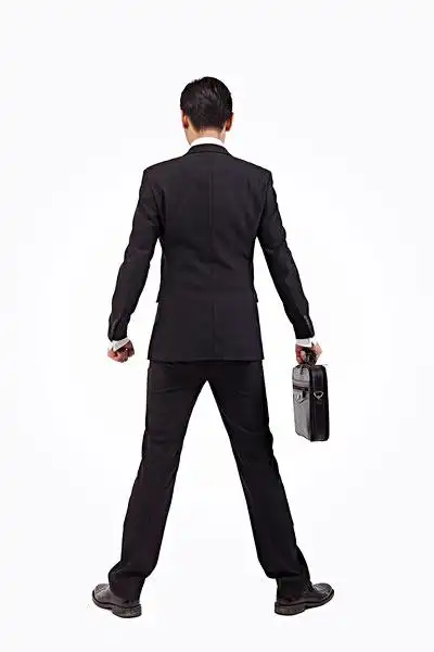 商务男士背影特写
