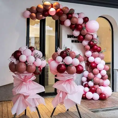 布置开业气球店面装饰店铺周年庆气氛场景铺面气球