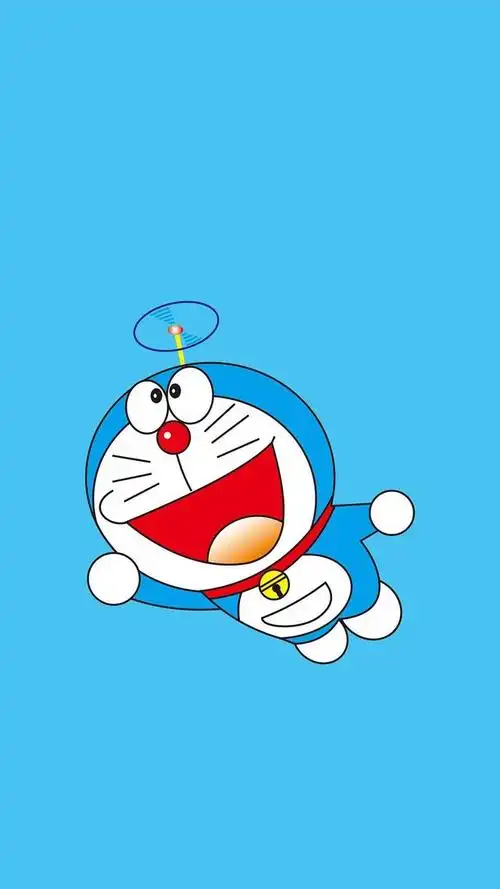 猫咪动漫背景图,猫咪背景图卡通(可爱卡通蓝胖子叮当猫壁纸)