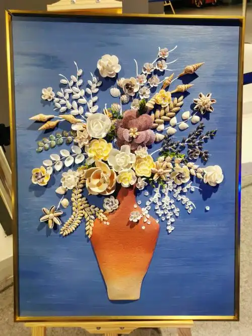 第一次看到如此震撼的贝壳贴画创意满满