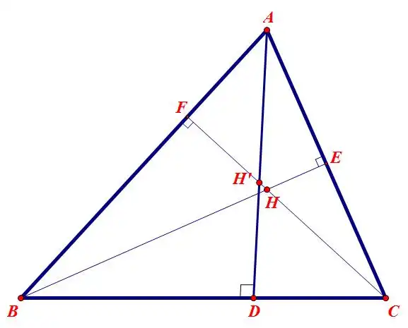 三角形三条高线共点的十种证明 - 启示号