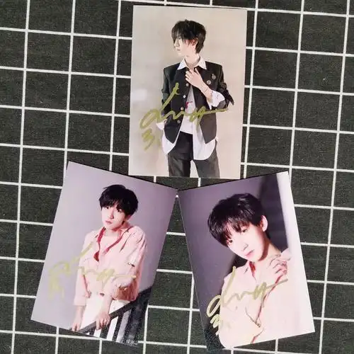 时代少年贺峻霖亲笔签名照送女朋友送闺蜜送朋友送同学贺峻霖周边