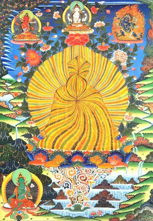 莲师八变--莲花生大士庄严法相