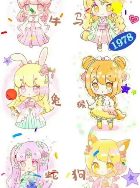 十二星座简笔画