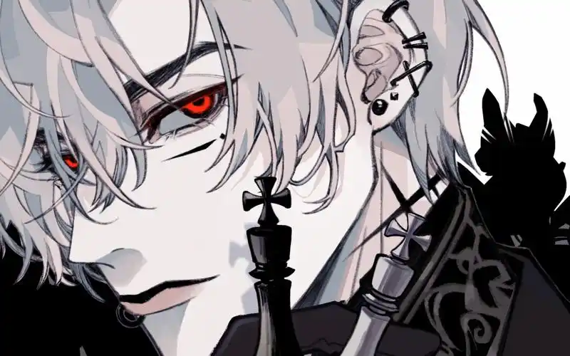 【procreate】白毛红瞳|私人稿件