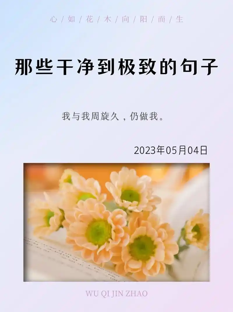 那些干净到极致的句子#今日文案 #神仙句子 #高级小众个签文 - 抖音