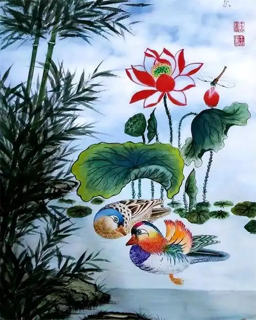 以身边的畜禽和花鸟虫鱼为蓝本,开始了追求艺术的征程,进而对自然的