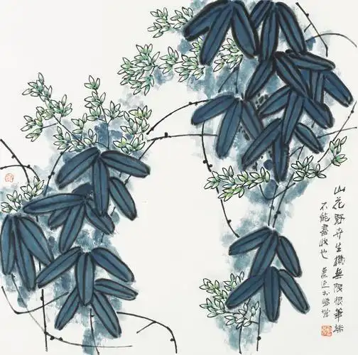 春节留深看展书画家鲁慕迅创作百幅花卉献礼建党100周年