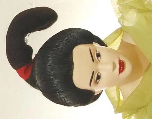 朝鲜古代女子盘发发型图片