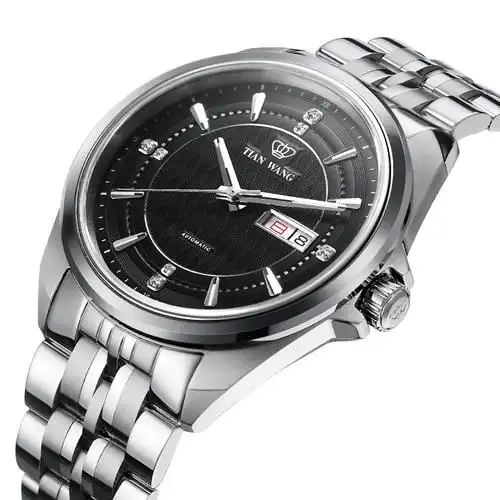 天王表手表男士手表经典商务休闲男表山河系列机械表正品品牌男表gs5