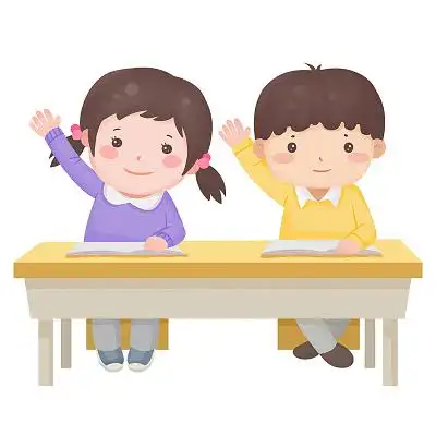 小孩教师节生日边框手绘卡通国潮古筝元素原创插画海报口腔老师上课