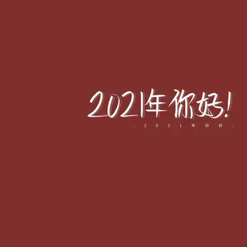 感激2020你好2021
