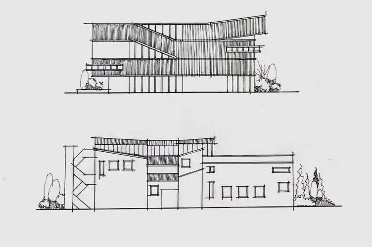 23考研  #我的考研  #手绘  #立面图  #干货  #快题设计  #建筑快题