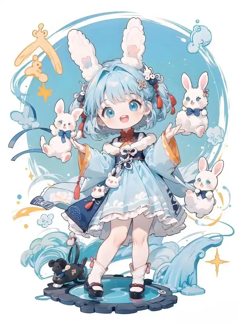 可爱动漫卡通女孩.#图文伙伴计划 #画画 #二次元 #卡通  - 抖音