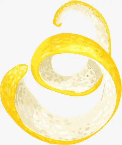 矢量手绘削下来的水果皮png素材下载_高清图片png格式