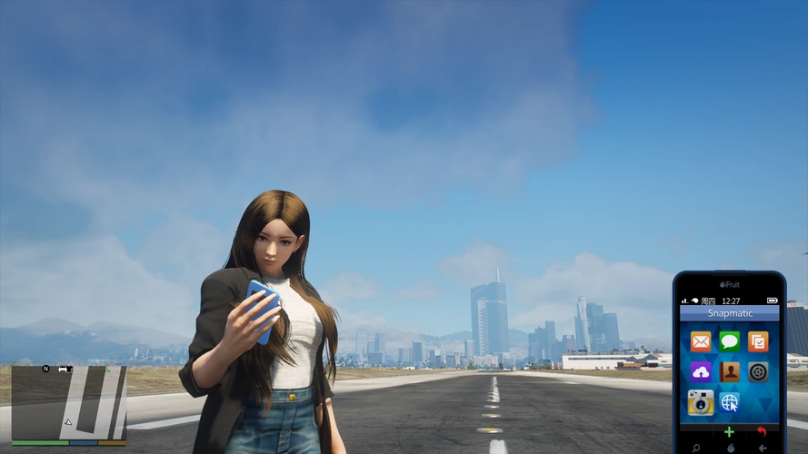 侠盗猎车手系列 [gta5]不知火舞韩,中,日,snk版 mod v1.