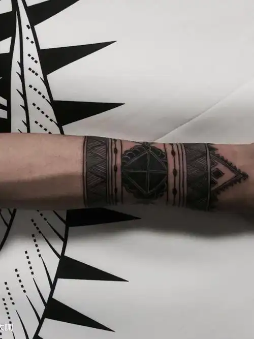 手环_纹身图案手稿图片_张淮的纹身作品集