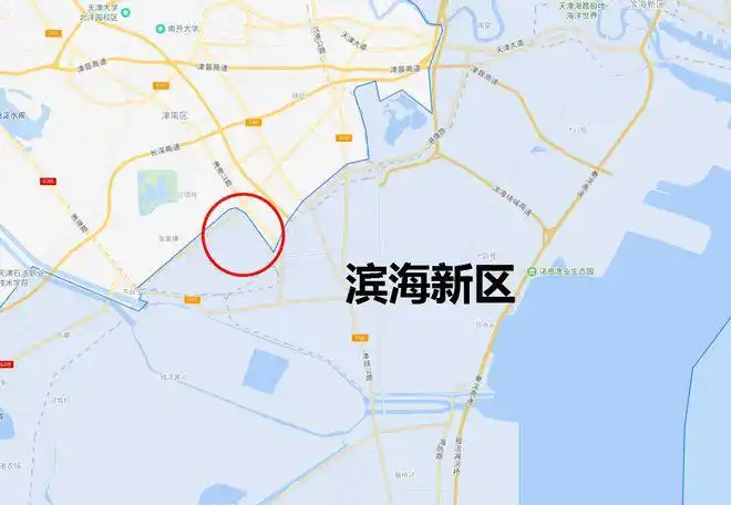 洞悉天津滨海新区的火灾地点两区交界处距离大港城区并不远