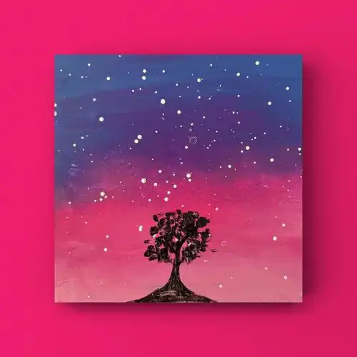 油画棒星空附教程