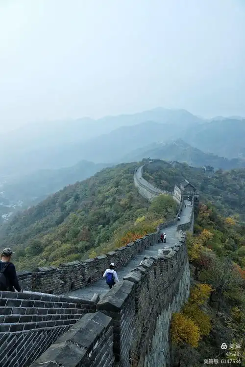 登北京慕田峪长城