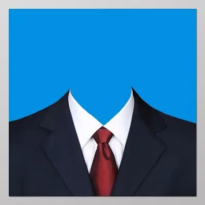 男士西装证件照模板个性职业