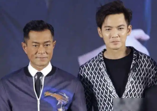 对比完这对夫妻俩,我们再来对比一下古天乐的身高.