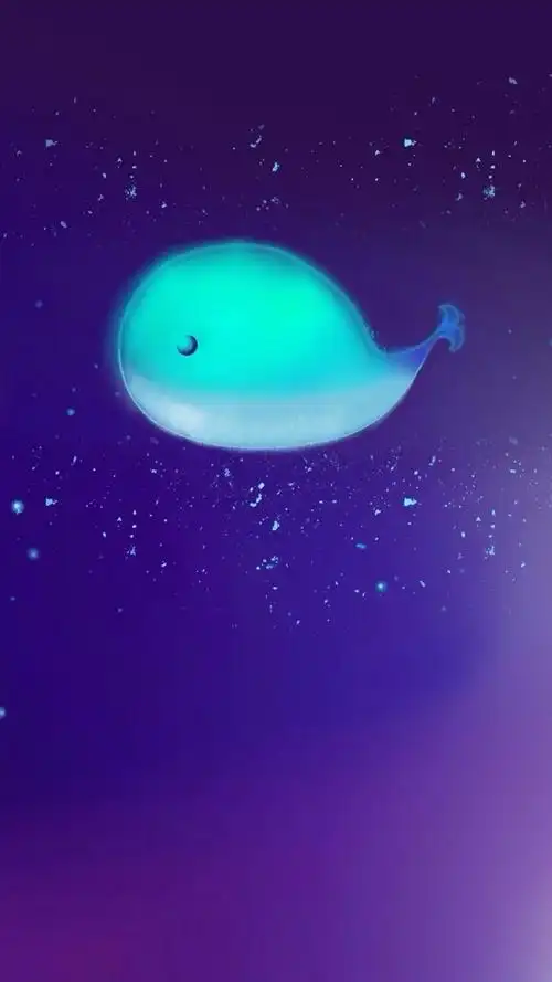 小清新蓝色手机桌面壁纸