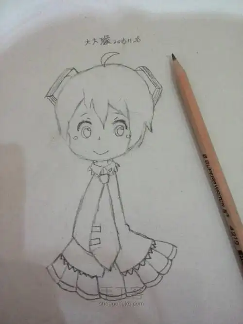 素描q版漫画人物简笔画教程视频教程