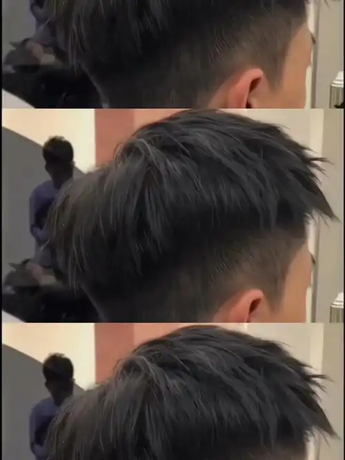 珠海男士发型男生烫发男生立体微分碎盖