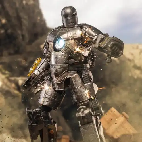 中动mk1钢铁侠手办模型漫威复仇者联盟人偶潮玩公仔马克1玩具男生