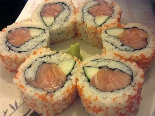 三文鱼反卷 $36 - 一番日本料理店s photo in yuen long hong kong