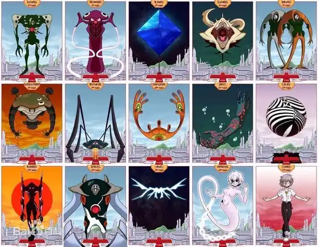 新世纪福音战士的第七使徒音乐天使具有双分体的融合体