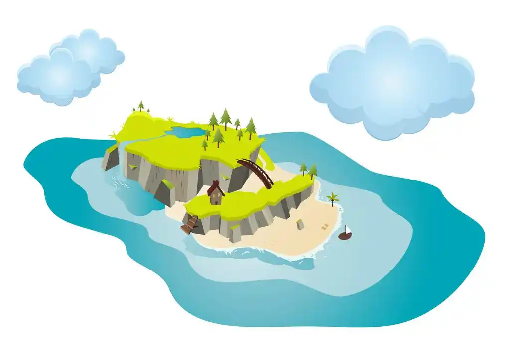 可爱的卡通岛,可爱的卡通岛