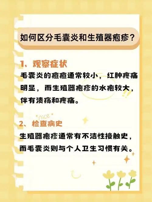 阴道口旁边长痘:是毛囊炎还是生殖器疱疹?