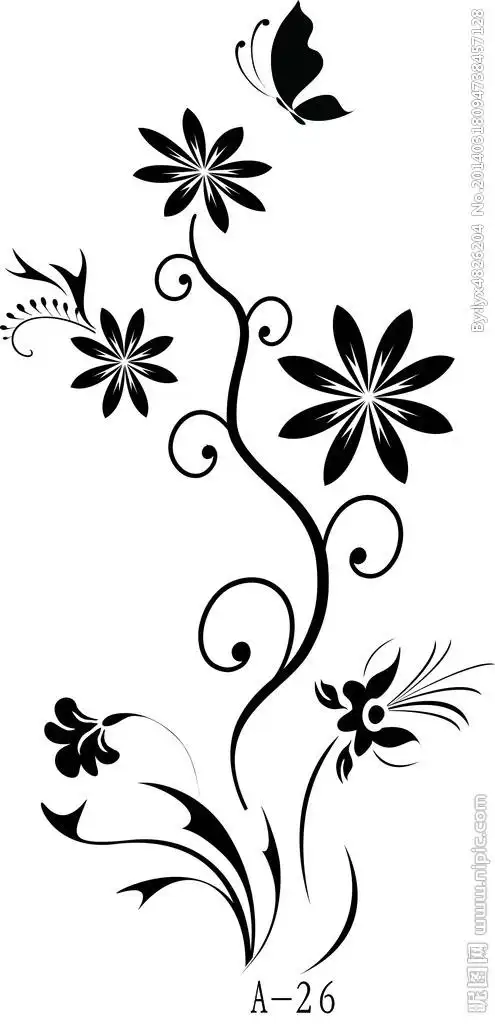 花式花边硅藻泥素材图片