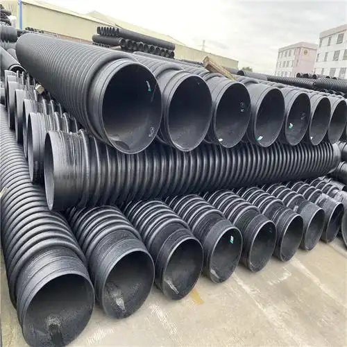 联塑克拉管hdpe增强缠绕结构壁b型管dn300sn8厂提直发广东总经销